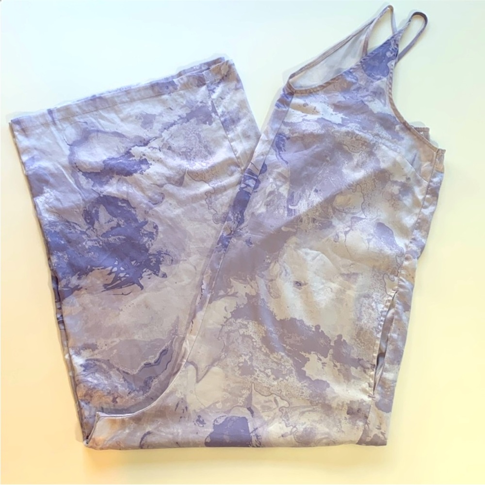 💜💜 Stars Above Silky Wide Leg Pajama Jumpsuit - Marbled Lilac - Target 💜💜